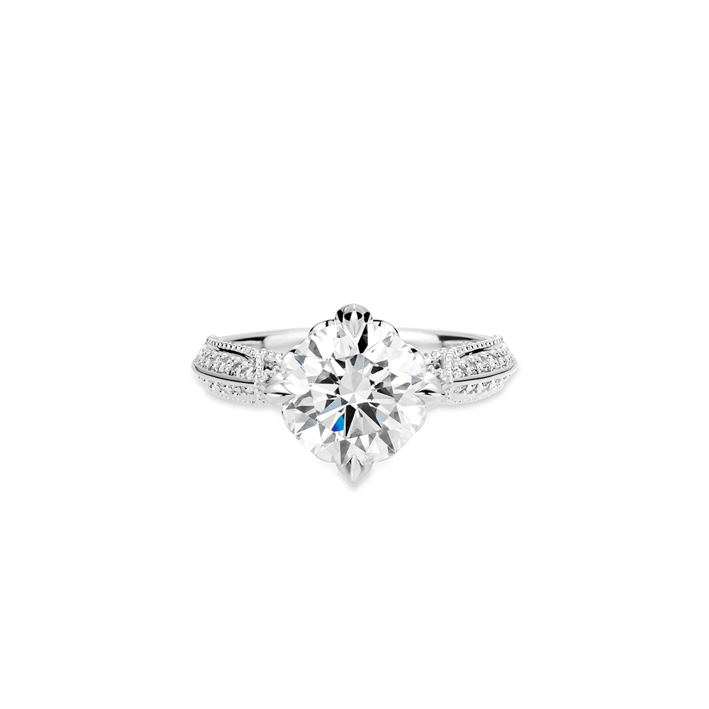 #10374 ホワイトスターダイヤ 4爪セッティング 3カラットリング 高見え上品 エレガント指元アクセサリー(925シルバー)