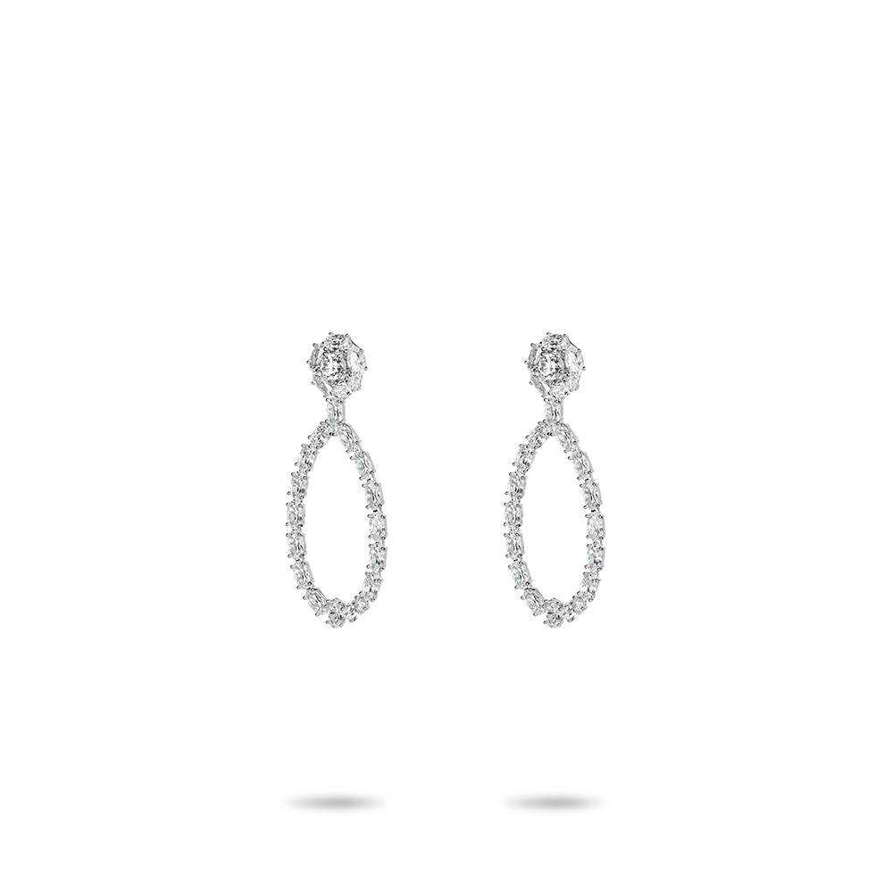 #30320クラシック 12 カラット丸ダイヤ ドロップ豪華セッティング 上品胸元アクセサリー (S925)